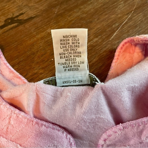 Karen Neuberger Loungewear House Dress Pink Roses Sleepwear Zipper Smock M - Picture 10 of 12